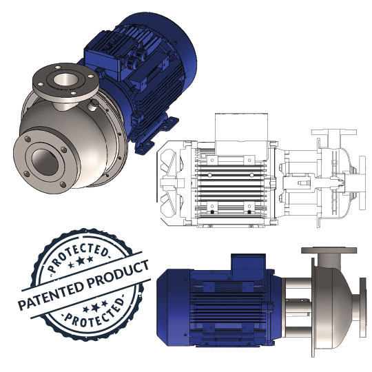 Tek Kademeli Kapalı Fanlı Santrifüj Pompa