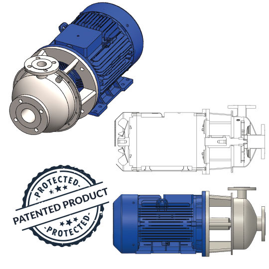 Tek Kademeli Kapalı Fanlı Santrifüj Pompa